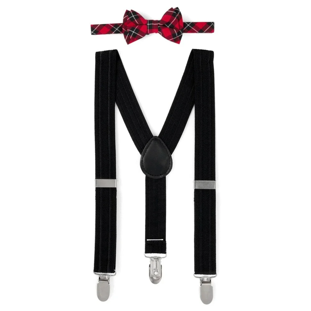 NWT The Children's Place Boys Bow Tie And Suspenders Set‎